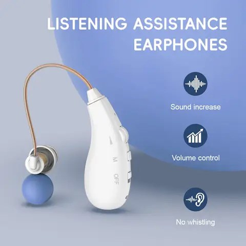 High-quality Hearing Aid Rechargeable Mini Adjustable Tone 2026 Best Sound Amplifier Deafness Elderly RIC Hearing Aids Cheap