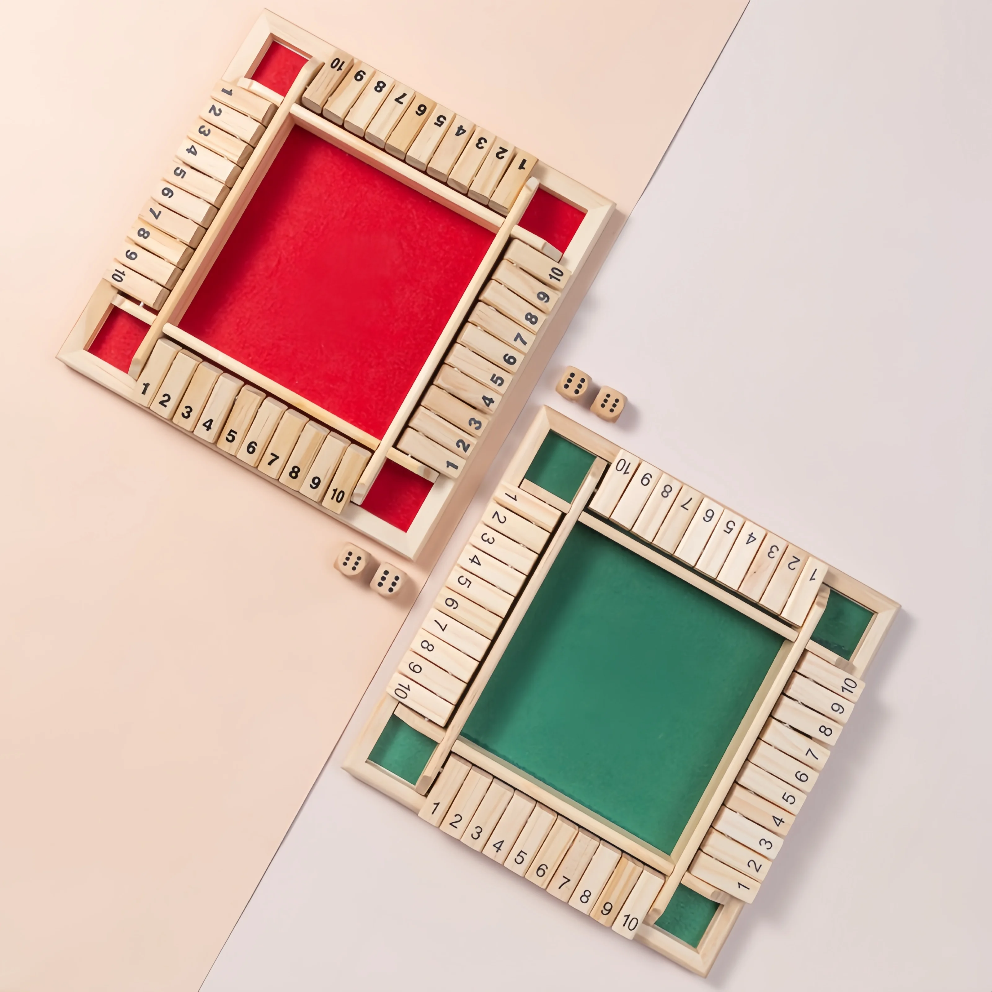 

1 комплект деревянной настольной игры с переворачивающимися цифрами для 4 игроков, семейная вечеринка, игра для питья с образовательными развлечениями