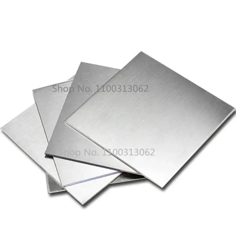 1pc 0.5mm 0.8mm 1mm 2mm  3mm 4mm  Thickness Titanium Ti Plate Sheet Gr2 Grade 2 ASTM B265 100x100mm with High Hardness