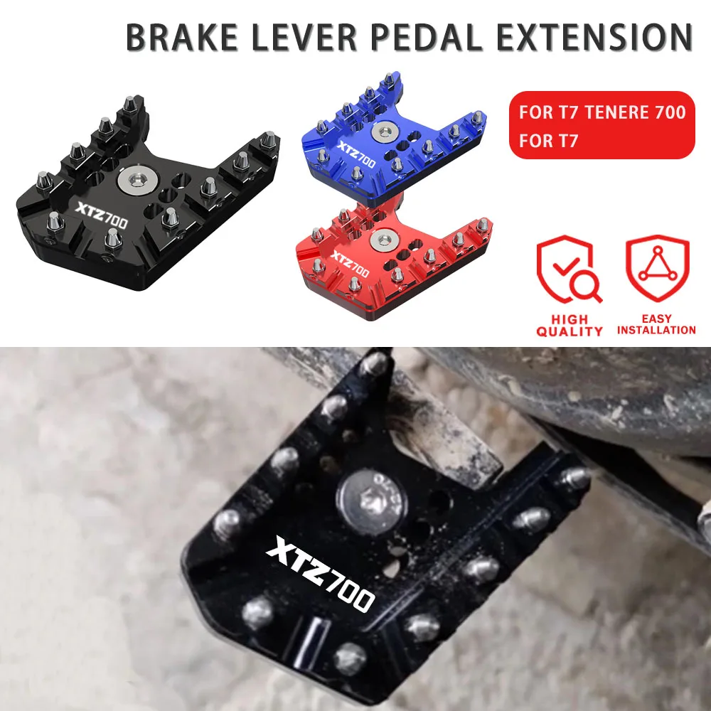 

Motorcycle Brake Lever Pedal Extension Accessories FOR YAMAHA XTZ700 XTZ 700 T7 TENERE RALLY EDITION 2019 2020 2021 2022 2023