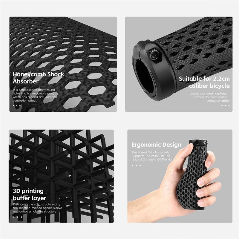 

Эргономичные велосипедные ручки WEST BIKING, манжеты на ручках MTB с 3D принтом, эргономичные мягкие ручки на руль велосипеда, аксессуары для велосипеда