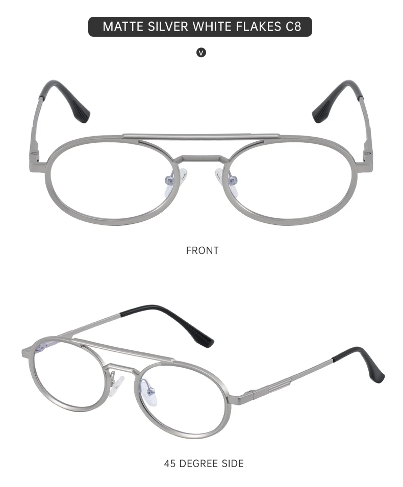 Ovale Steampunk-Sonnenbrille mit kleinem Rahmen für Damen, 2026, luxuriöse Vintage-Rundsonnenbrille für Damen, Doppelstrahl-Brille für Damen – Detail 21
