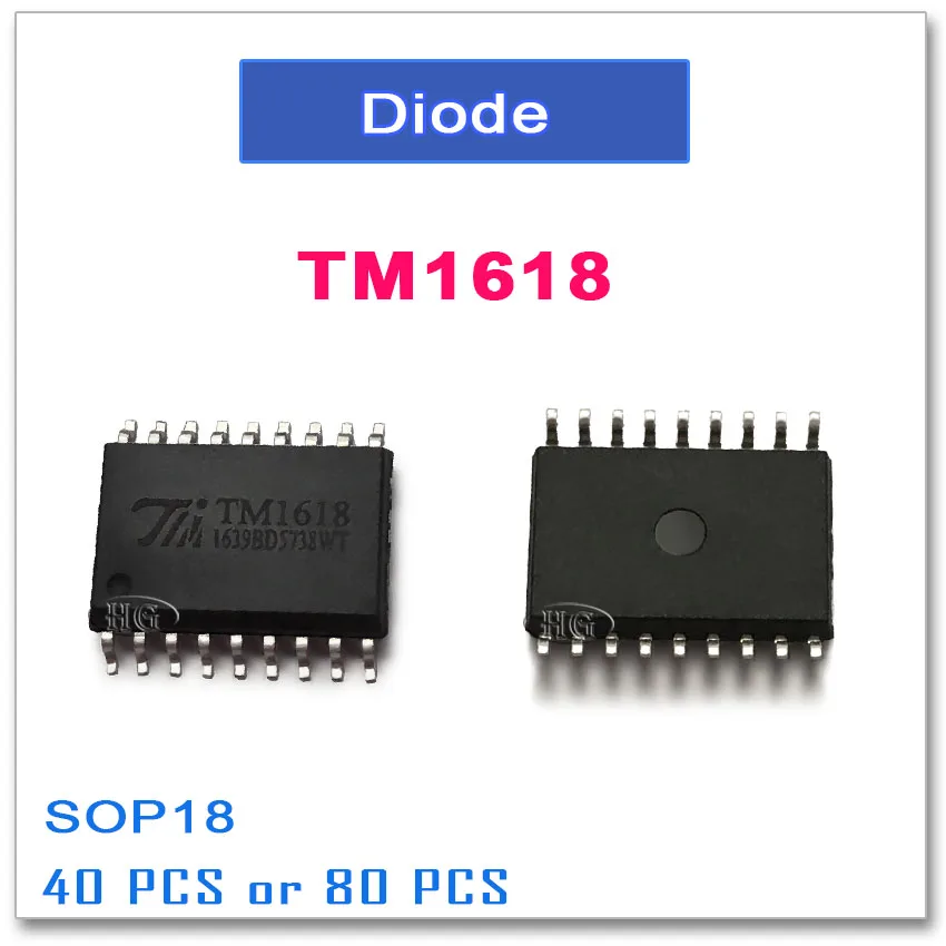 

TM1618 SOP18 40PCS 80PCS SOP-18 LED integrated circuit