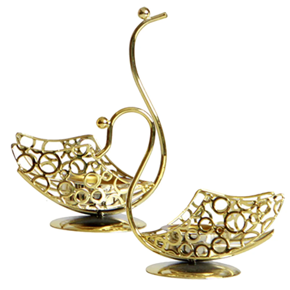 

Swan Desktop Decorations Home Wall Centerpieces for Tables Swans Figurine Space