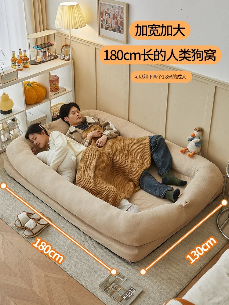 Human Kennel Lazy Sofa Reclining And Sleeping Small Apartment Double Sofa Folding Tatami Sofa Bed Bedroom