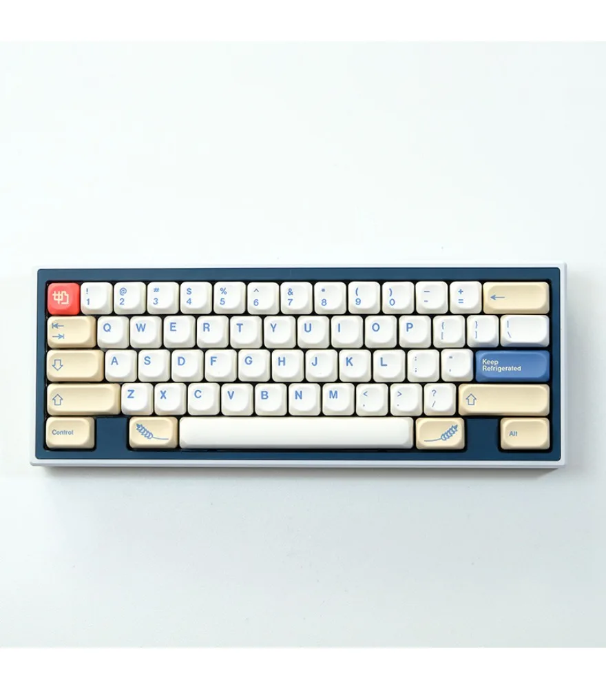 Soybean Milk Keycaps MOA\ KOA Highly Cute Sublimation PBT Keycaps 140 Keys Small Full Set Boxed