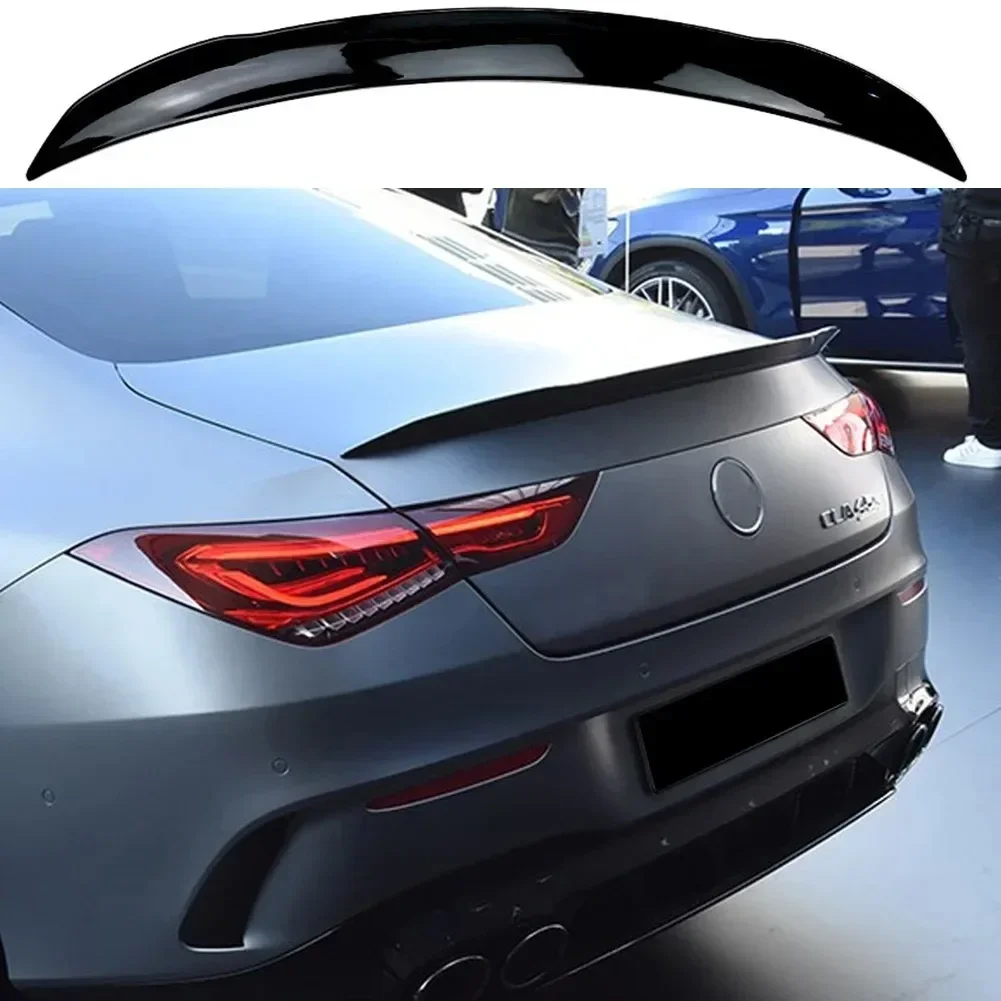 for 2020 Mercedes-Benz W118 CLA-class plastic car carbon fiber print spoiler rear wing spoiler exterior modification