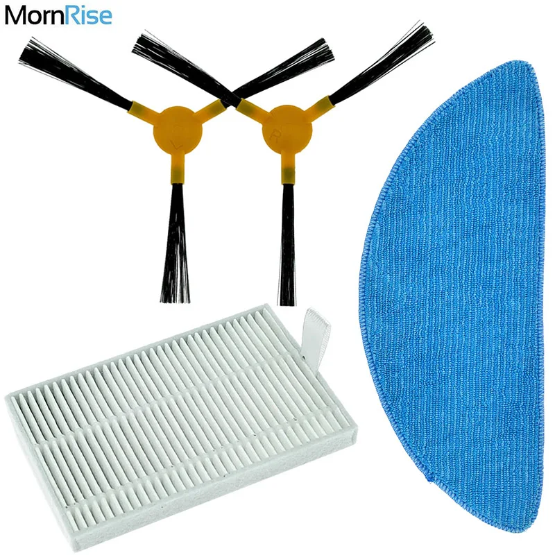 For ABIR X5 X6 X8 Replacement Brush HEPA Filter Rags For ABIR X5 Robot Vacuum Cleaner Accessories Spare Parts Consumables