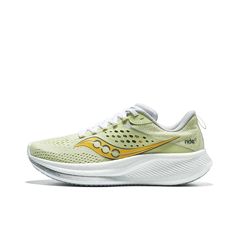 Saucony Ride 17 Soft And Comfortable Abrasion Resistant Breathable Low top Training Sprint Running Shoes Women's S10924-111