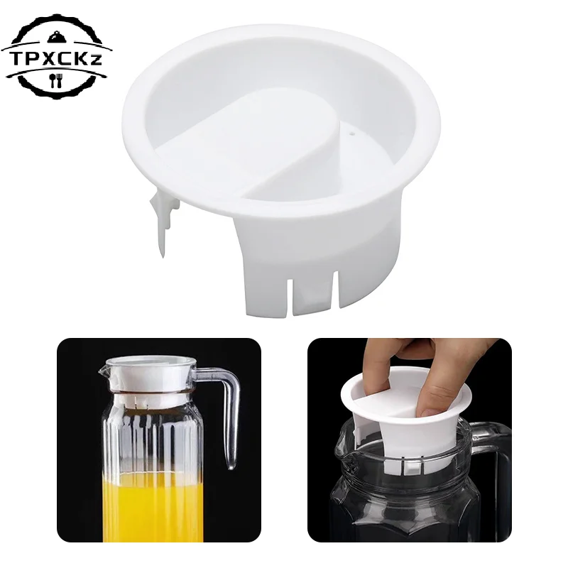 1/2 Stück auslaufsichere Kappe für Bistros, Krugdeckel, Glas, Wasserkaraffe, Kunststoff-Abdeckung, Stopper, spritzwassergeschützt, Flaschenstopfen, Karaubendeckel