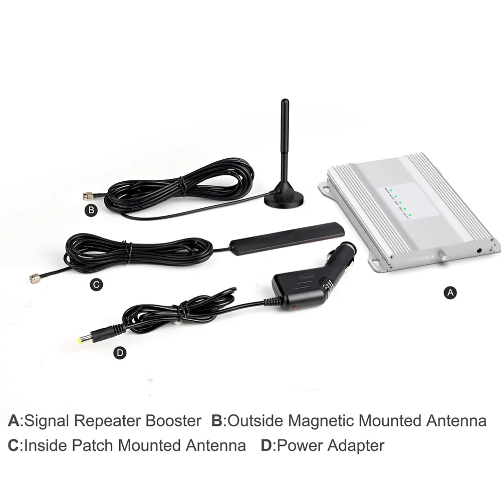 Amplificateur de signal de téléphone portable pour véhicule, amplificateur de réseau 3G, répéteur de signal mobile 5G, augmente la persévérance 5G et 4G, montres, voiture, SUV, remorque, OTR