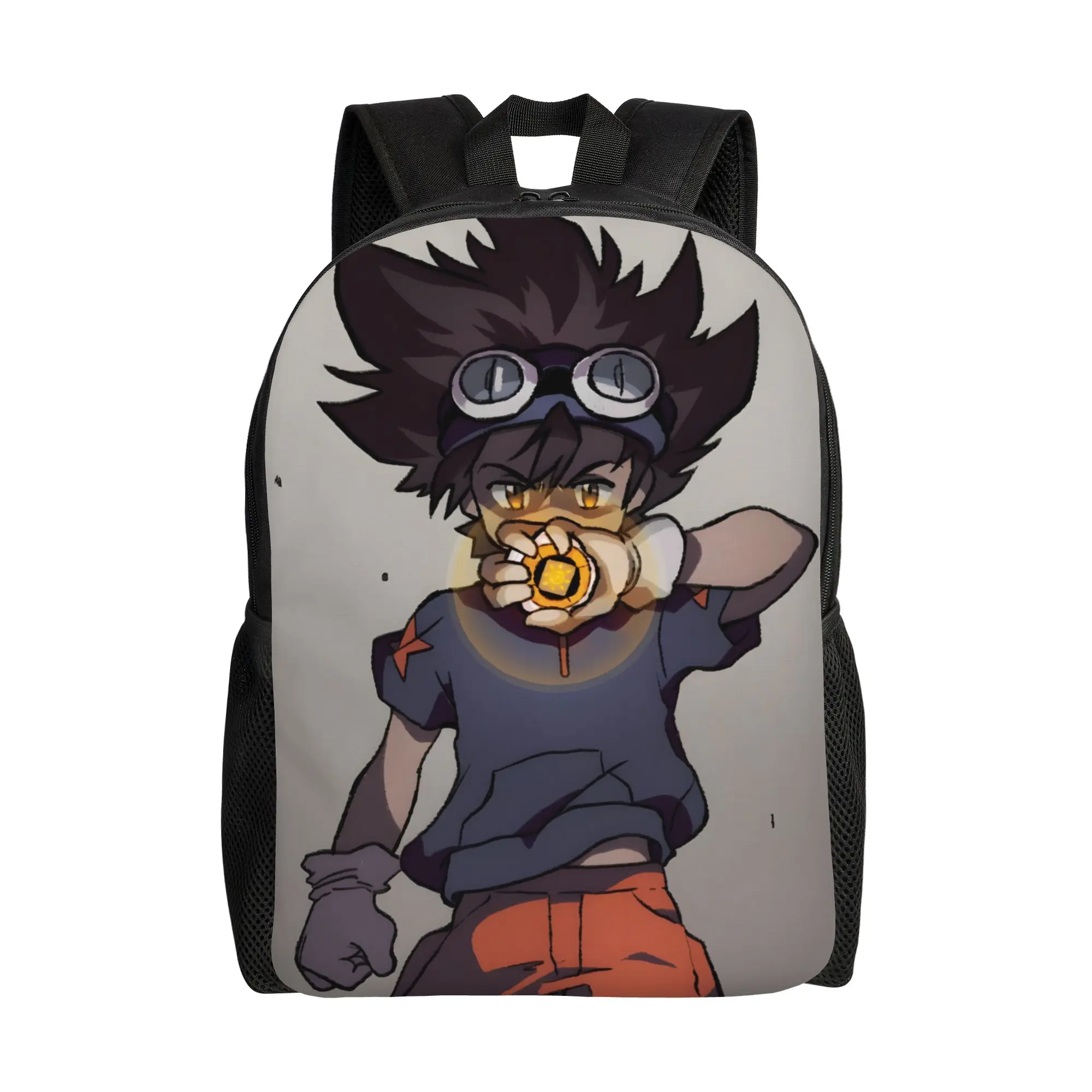1Piece Digivice Light Tai New School Year Laptop Bag Digimon Anime Unisex  Backpack