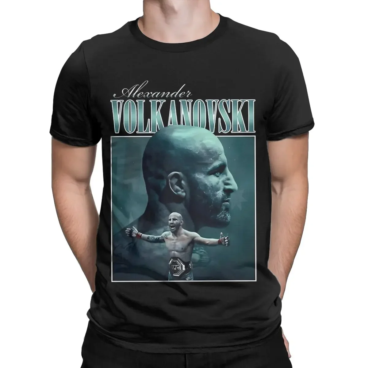 New Arrival Men Women's Alexander Volkanovski Bootleg T Shirt Merch Cool Fighter Pure Cotton T-shirt Clothing Humorous Tee Shirt