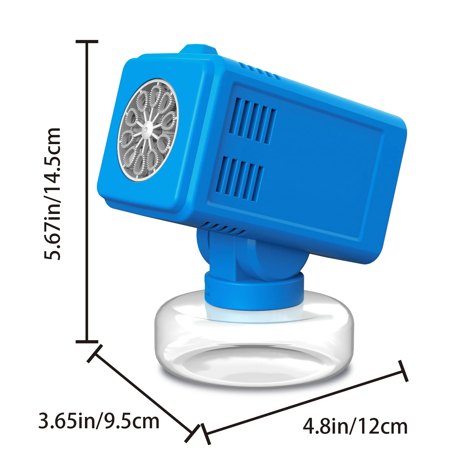 床置き型ライト付きシャボン玉マシンおもちゃ 結婚式小道具 子供のホリデーギフト 電池不要 シャボン玉水なし