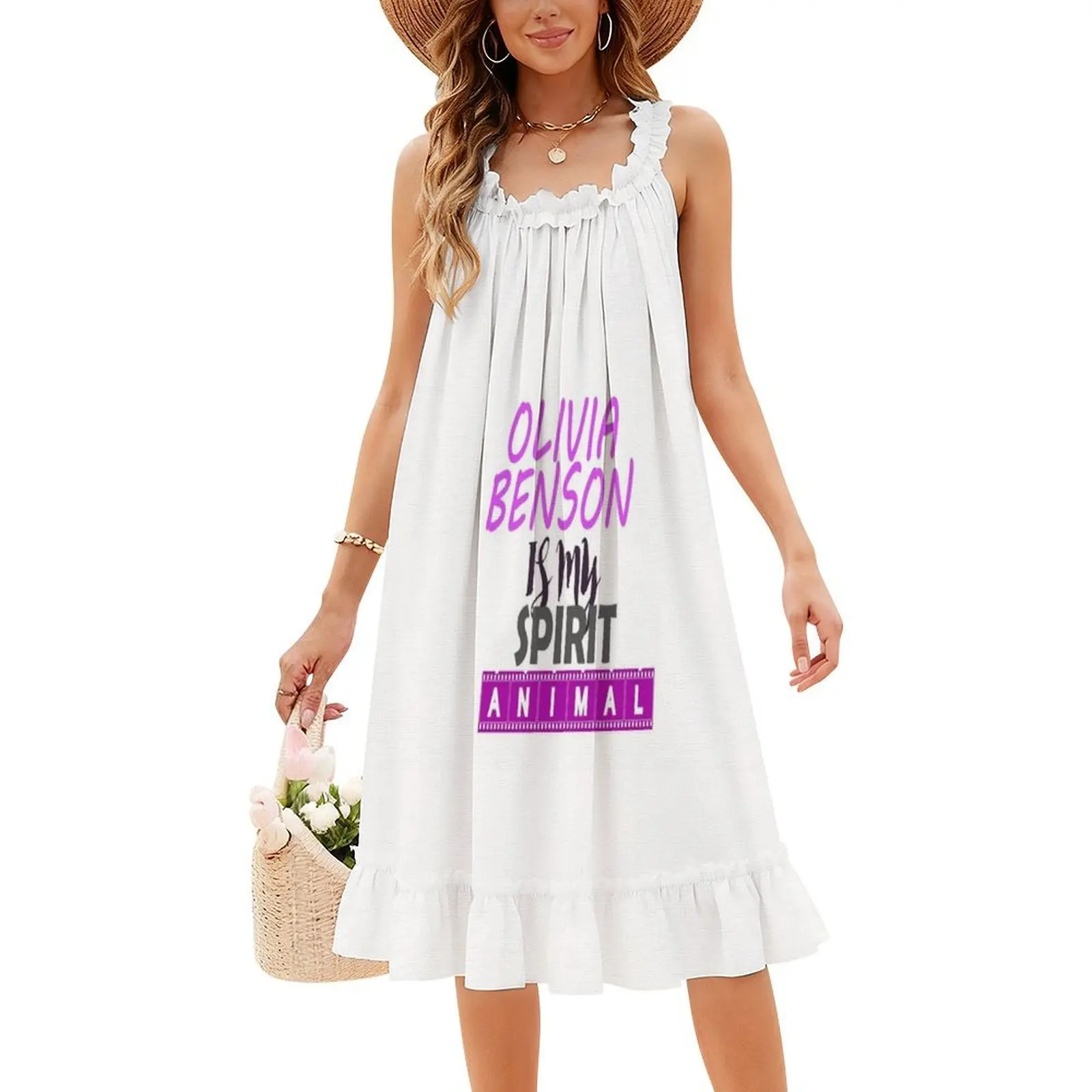فستان أوليفيا بنسون هو روحي بتصميم حيوان على طراز بريبي فستان قصير للنساء على شكل حرف a فضفاض مناسب فستان يوم غير رسمي أوليفيا بنسون