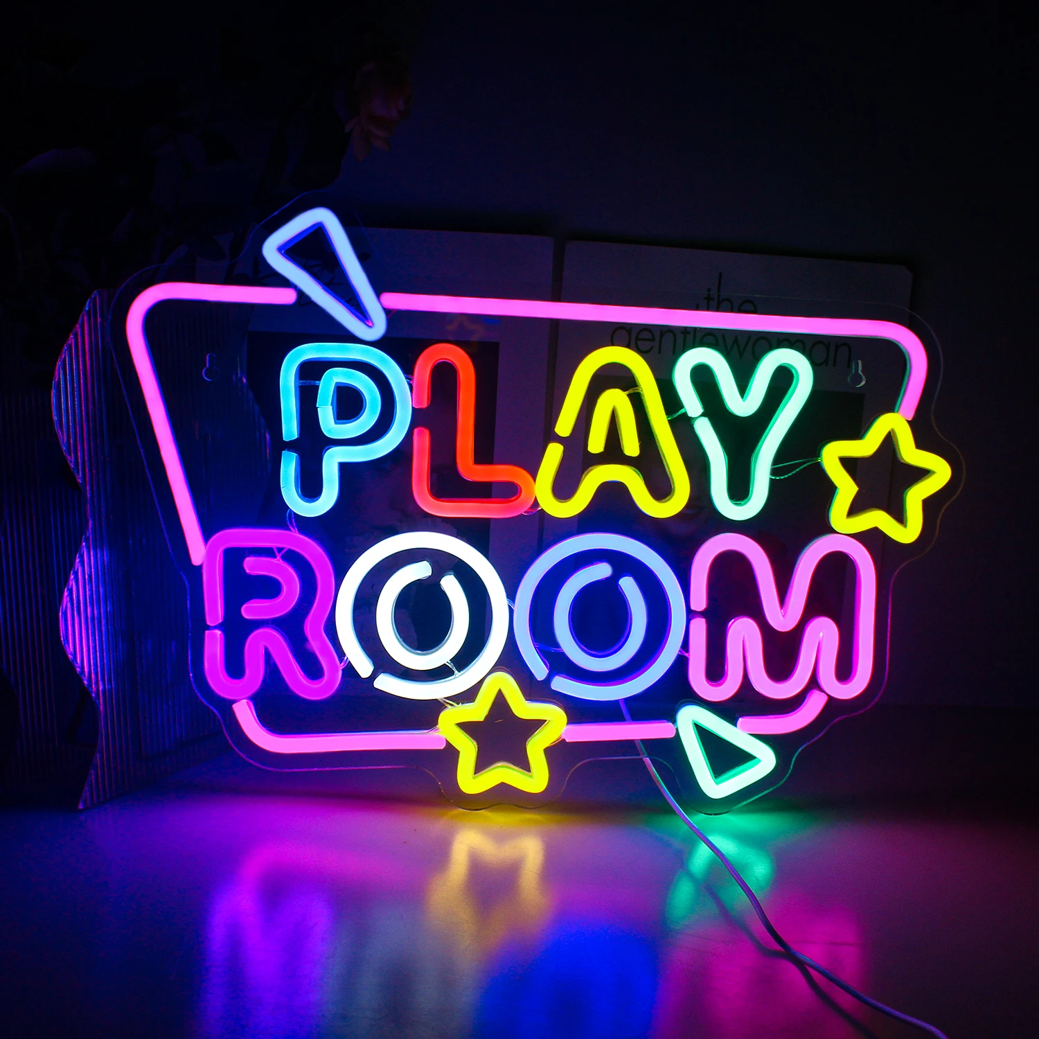 Play Room Neon Sign LED Light Home Bar Men Play Recreation Wall Party Birthday Bedroom Bedside Porch Decoration Gifts Decor