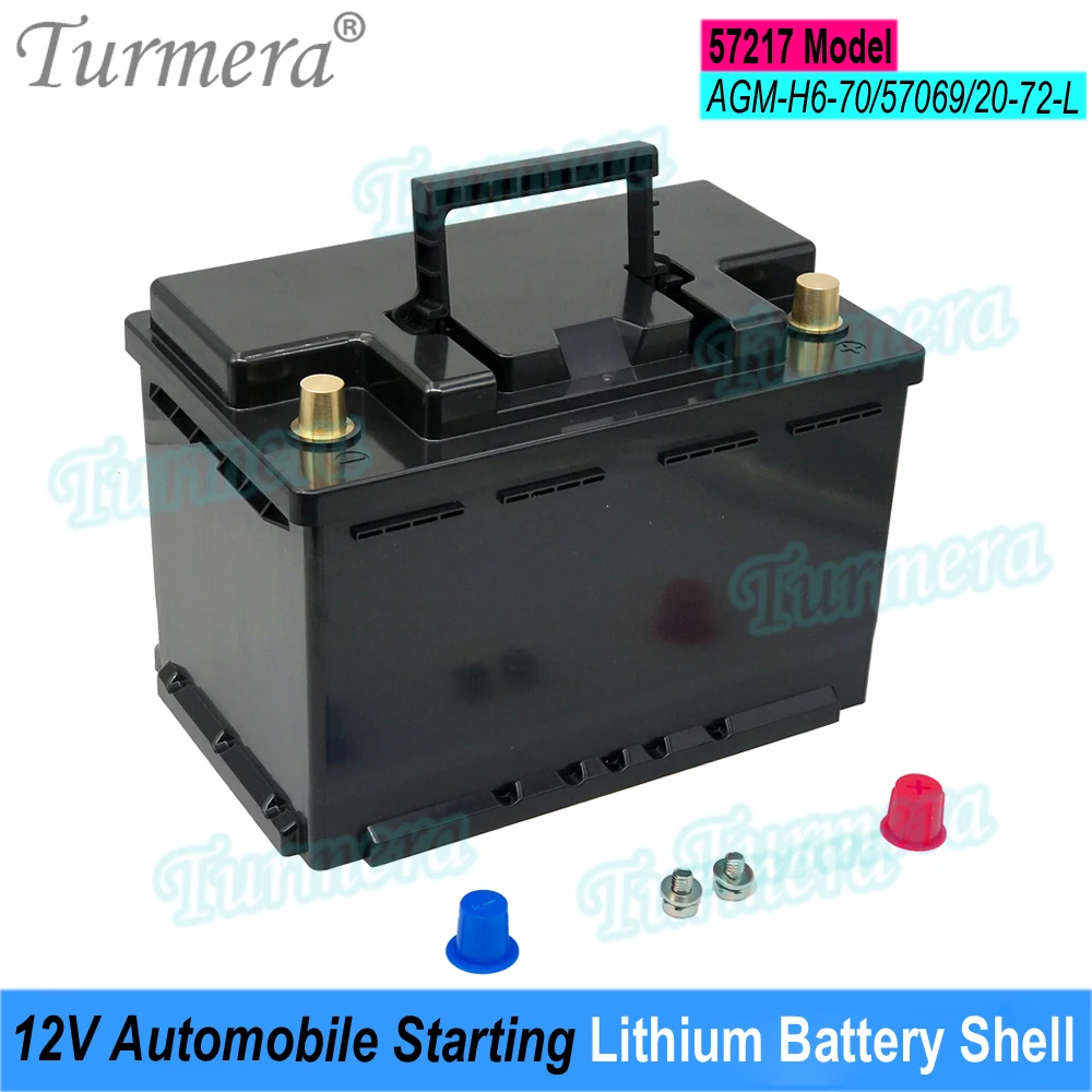 

Автомобильный батарейный блок Turmera, 12 В, серия 57217, Автомобильный Запуск, литиевые батареи, корпус для AGM H6-70 57069, замена свинцово-кислотного использования
