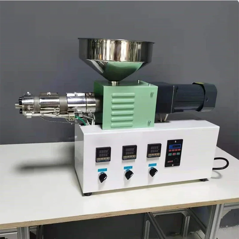 Desktop Injection Molding Machine Single Screw Extruder PE PVC SJ25 Tabletop Mini 3D Consumables Machine Plastic Laboratory