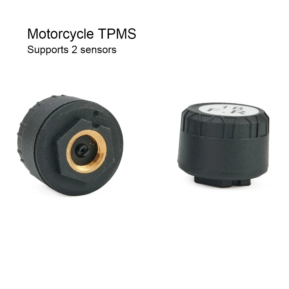 Sensor de pressão dos pneus de dente azul da motocicleta tpms sistema de monitoramento de pressão dos pneus de dente azul kit sensor de pressão da roda externa