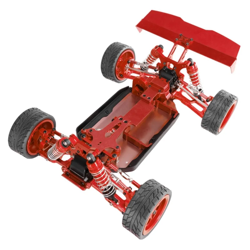 AINY-Metalen GT Ducktail Spoiler Beugel Accessoires Staart Vleugel Accessoires Deel Voor Wltoyss 1/12 1/14 144001 124019 RC Auto