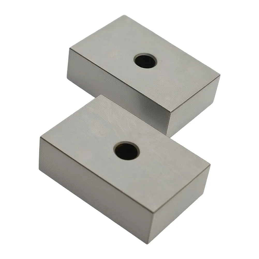 2 Pairs 1-2-3 Blocks Set 1 Hole Hardened Steel Setup Block 1x2x3 Inch For Machinist Woodworking Metalworking Measurement Tool