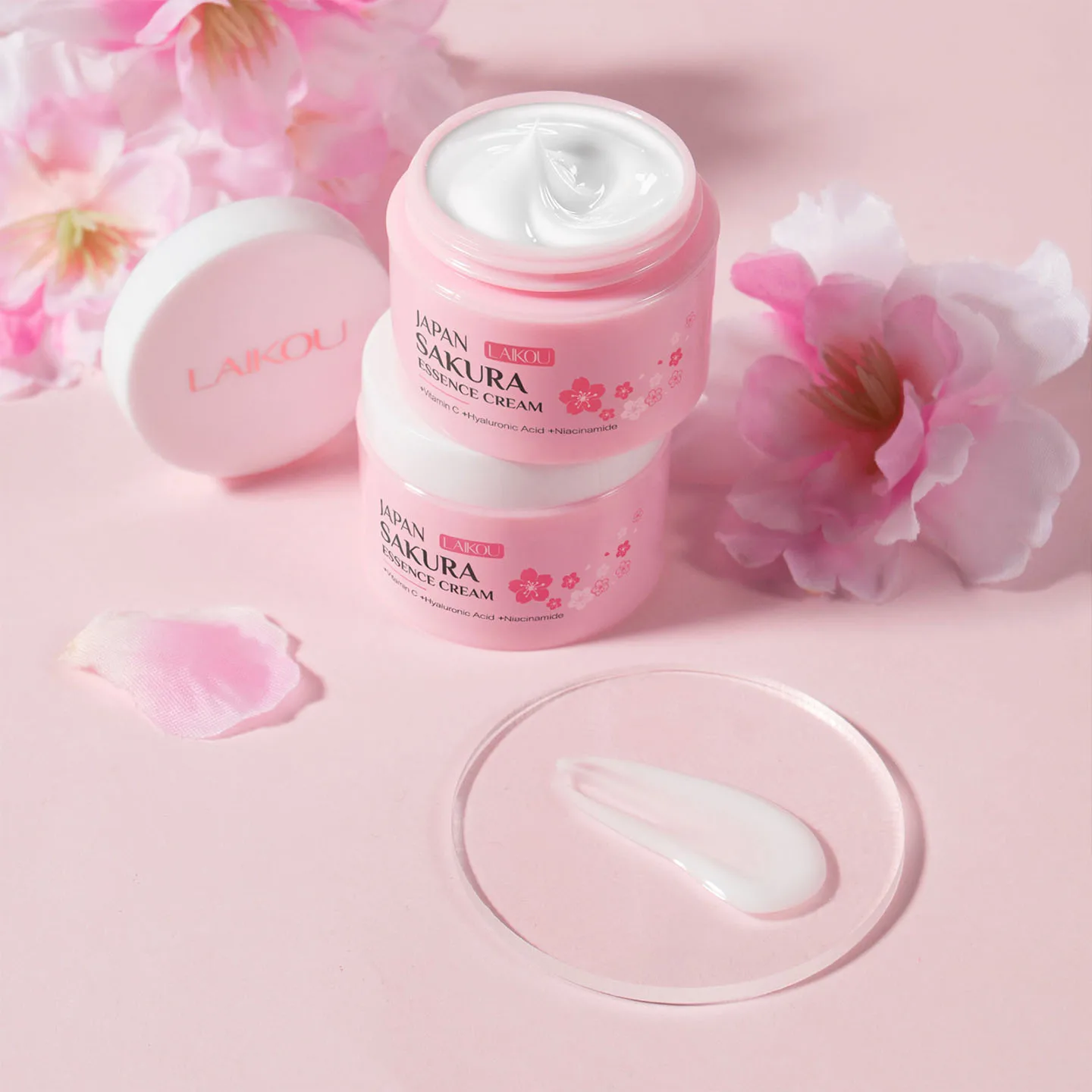 25g Cherry Blossom essence face cream Moisturizes Lightens Fine Lines Restores Elasticity and Evenly Skin Tone Skin Care