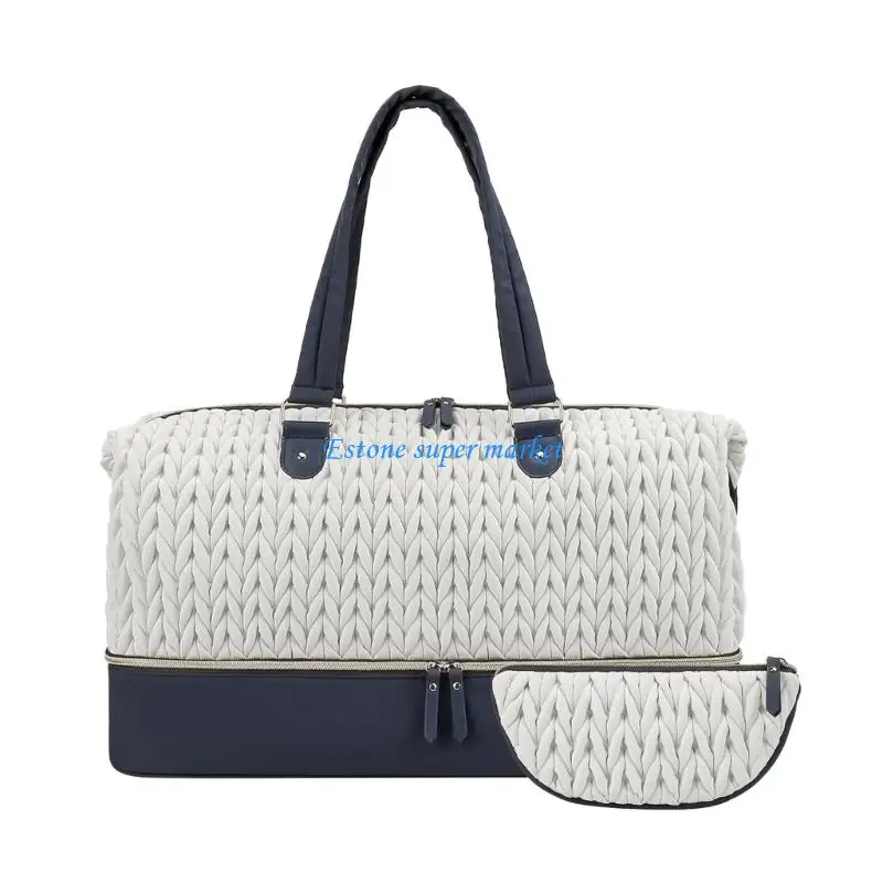090B High Capacity mother Bag Double Layer Diaper Bag Large for Shopping Travel Need