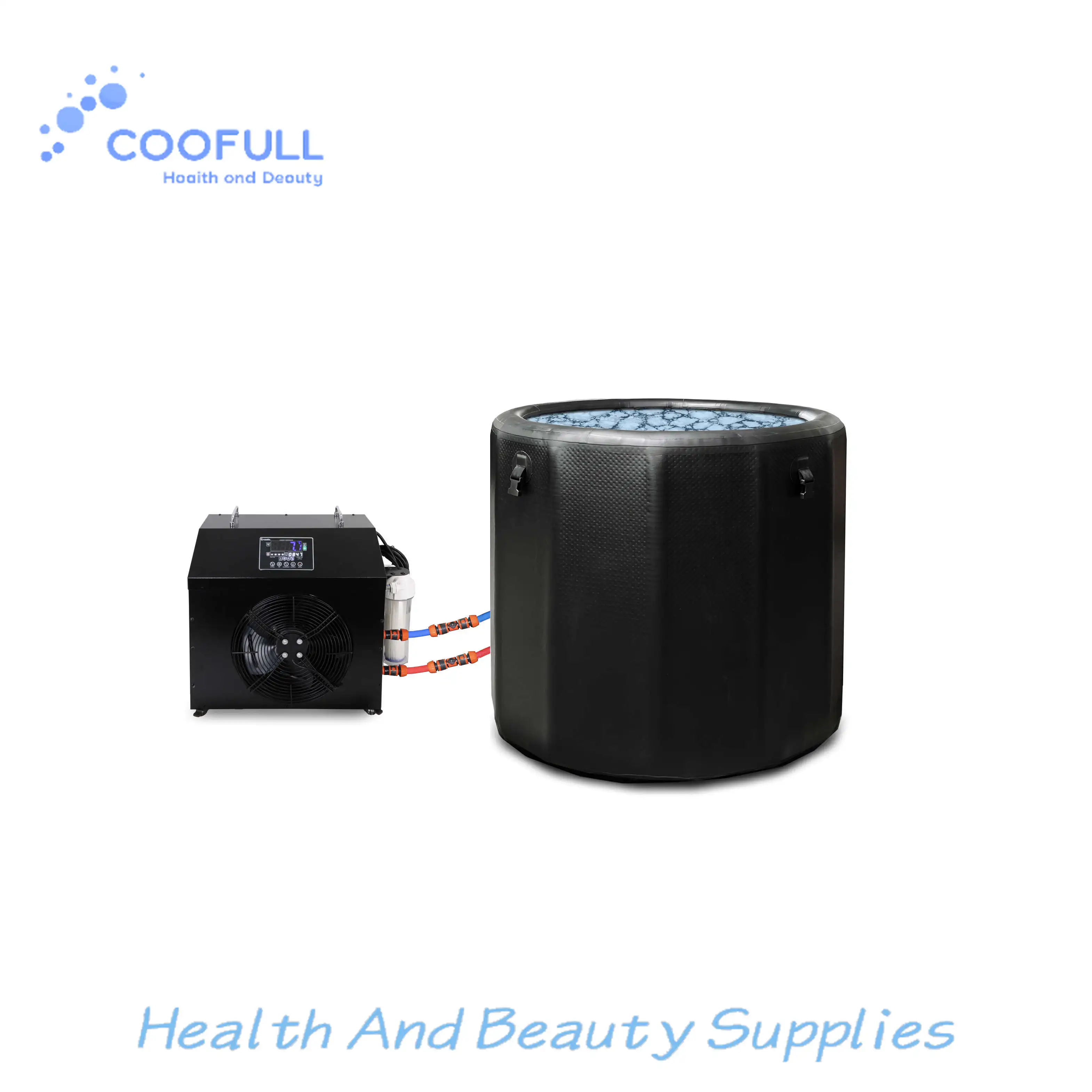 Coofull 26 Years Factory Supply One Person Recovery Cold Bath Tub Inflatable Cold Plunge Ice Bath and Hot Tub