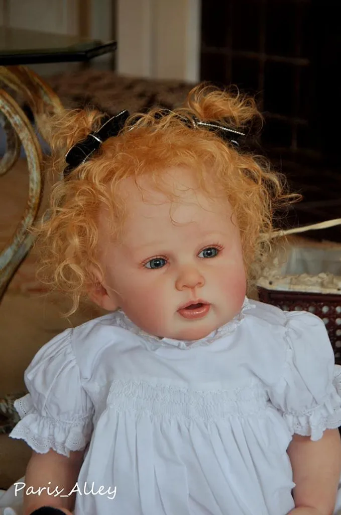 

SINO-BB Эксклюзивная поставка Girl Geroge Reborn Doll Baby Flushing Face Paint Детальная собранная кукла