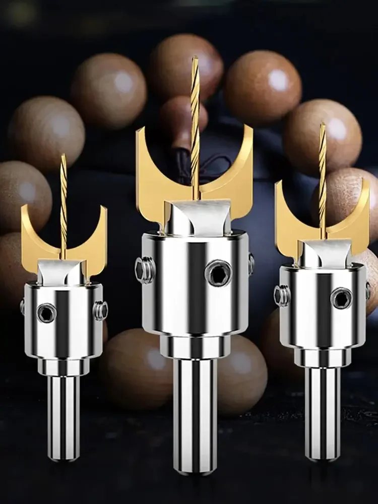 Foret à perles 6 ~ 30mm, lame à bille en carbure, fraise pour le travail du bois, outil de moulage, perles, routeur, jeu de forets