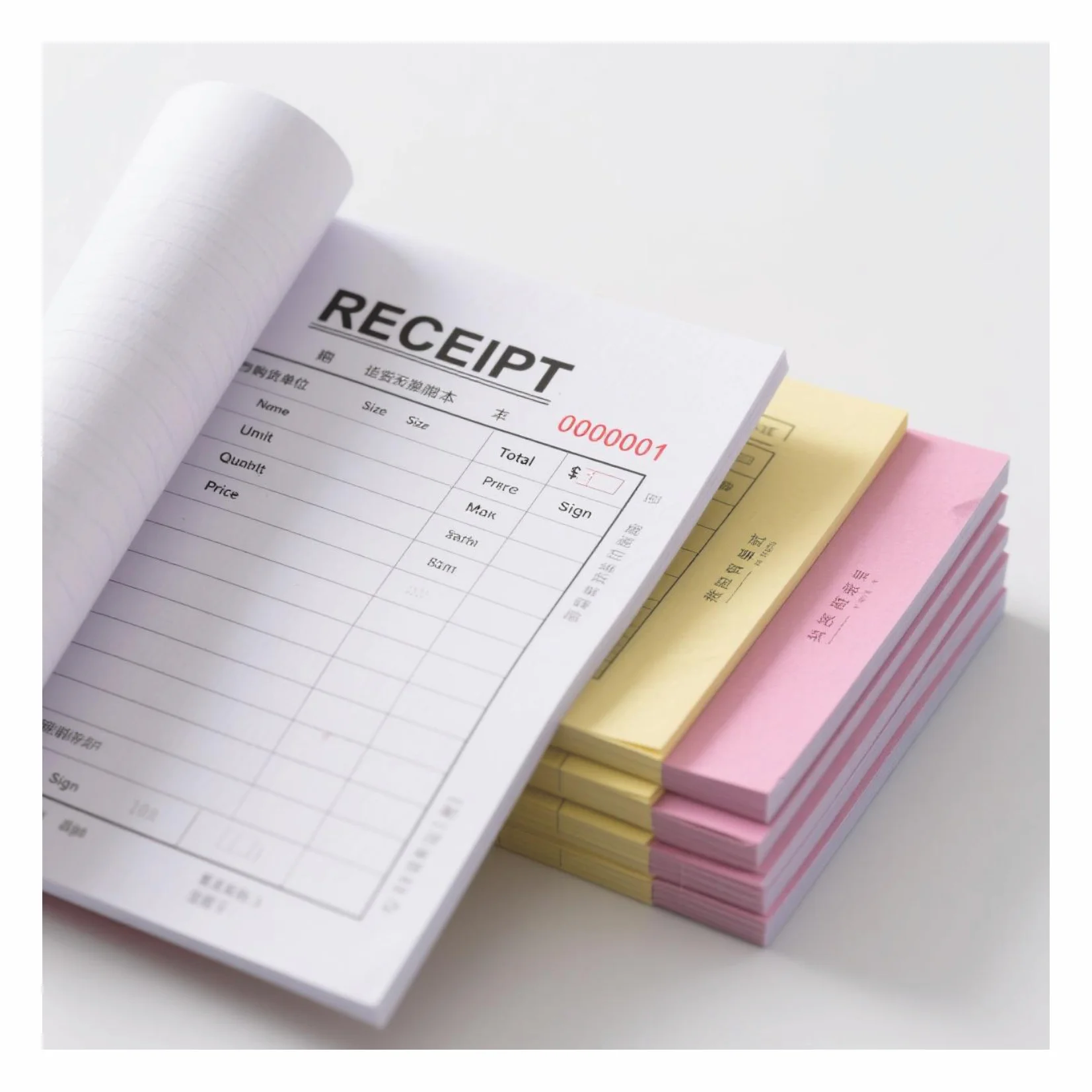 Custom Carbonless Delivery Receipts With Security Features