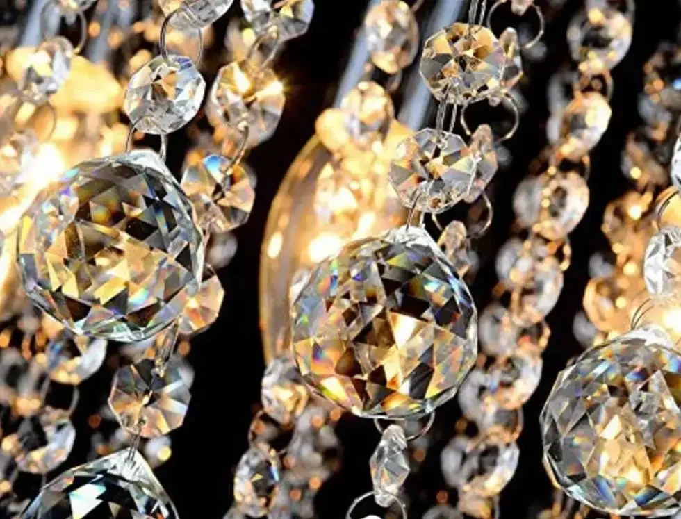 Modern Crystal Ceiling Lamp Luxury Minimalist Corridor Bar Balcony Bedroom Mini Atmosphere Lamp