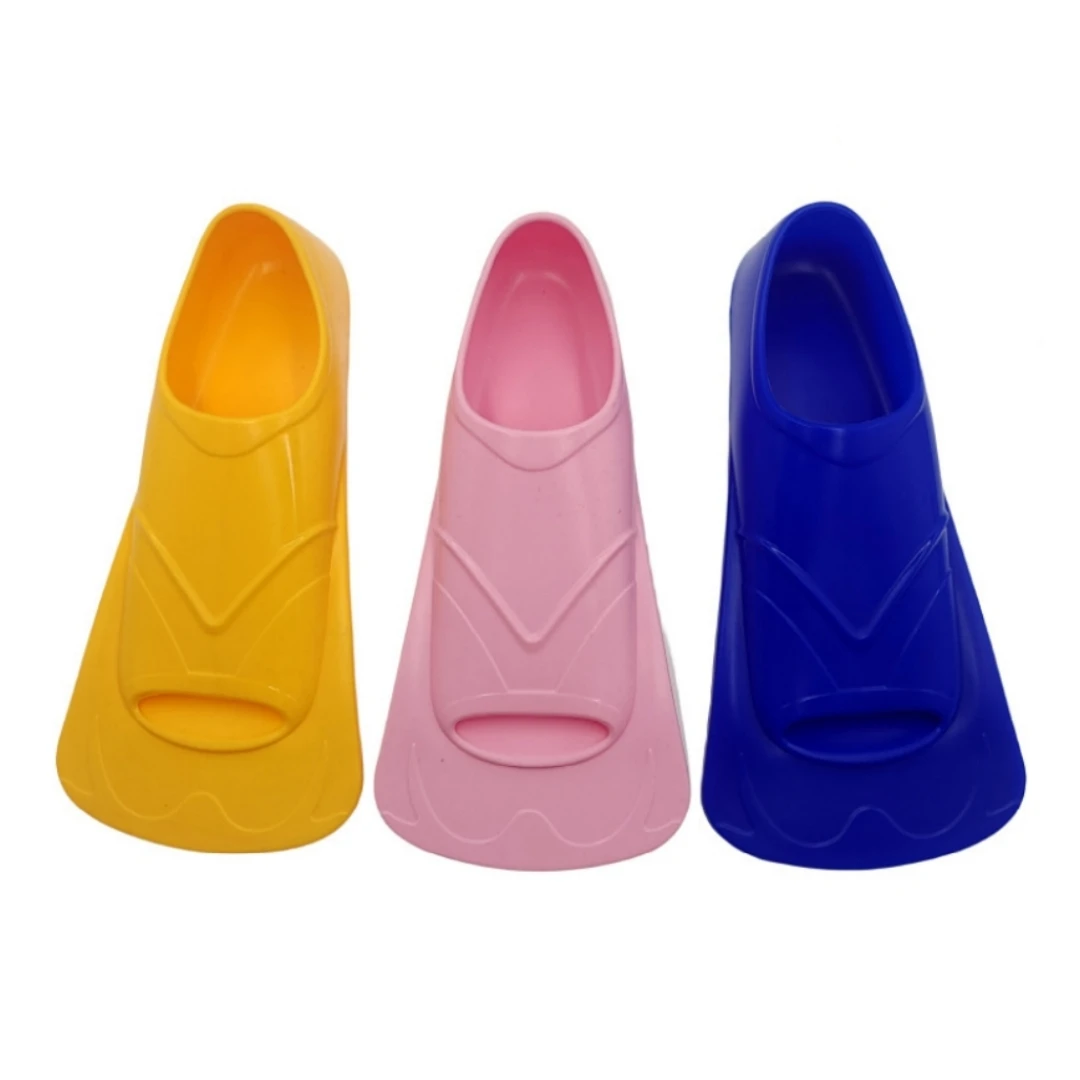 

XXXS Swim Short Fins Silicone Swimming Fins Training Mermaid Travel Size Flippers With Mesh Bag for Kids Lap Swimming Trainingpr