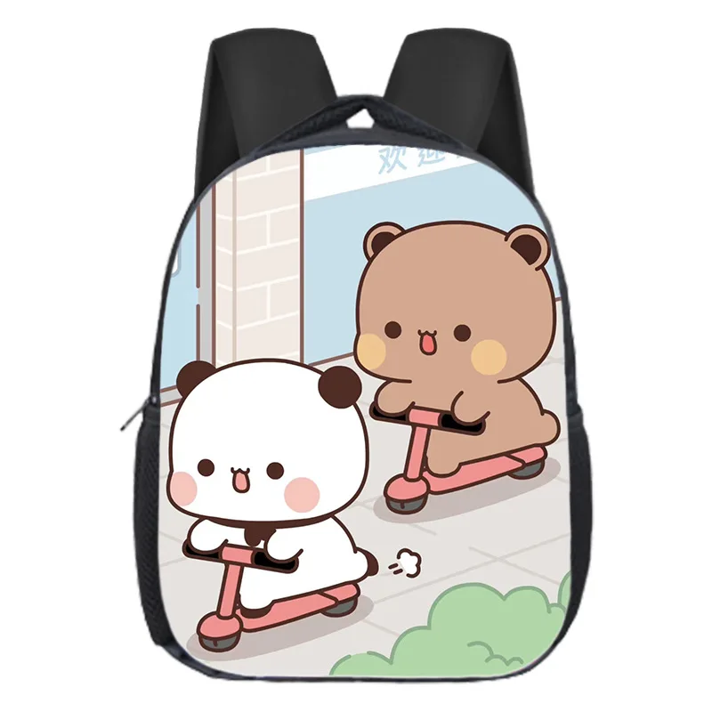 Kawaii Bubu Dudu Backpack Cartoon Anime Peach Knapsack Breathable Cute Student Schoolbag Wear Resistant Canvas Bag New Kids Gift