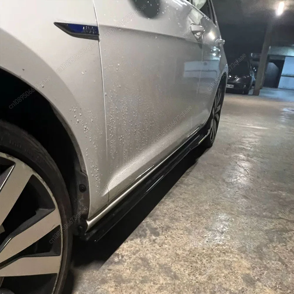 Car Side Skirt Extension Rocker Panels Lip Side Splitters For VW
