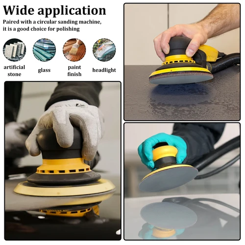 Imagen 2 del producto 50 Uds. Discos de lijado de 6 pulgadas grano 1000-5000 papel de lija seco húmedo gancho y bucle 150mm papel de lija coche madera Metal pulido