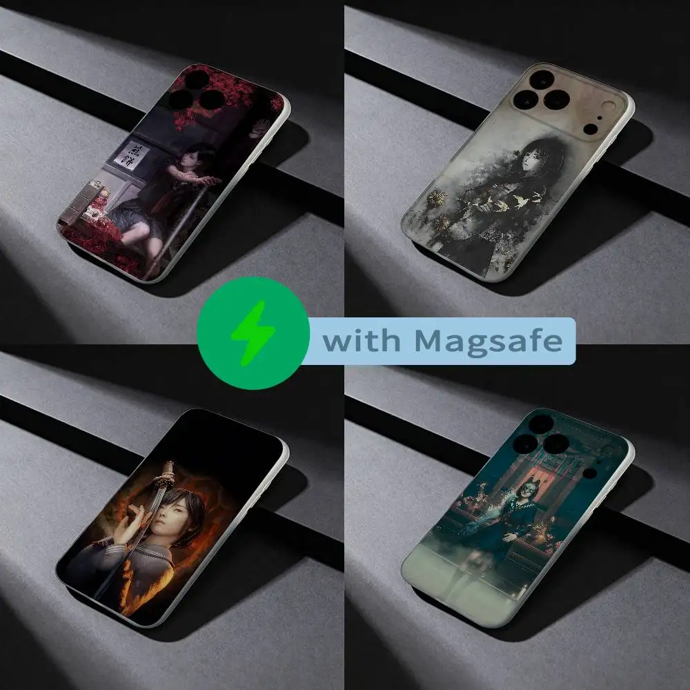 

S-Slient Hill F Phone Case For iPhone 17,16,15,14,13,12,X,XS,Pro,Max,Plus,E,Air,Mini with Magsafe Magnetic Frosted Clear