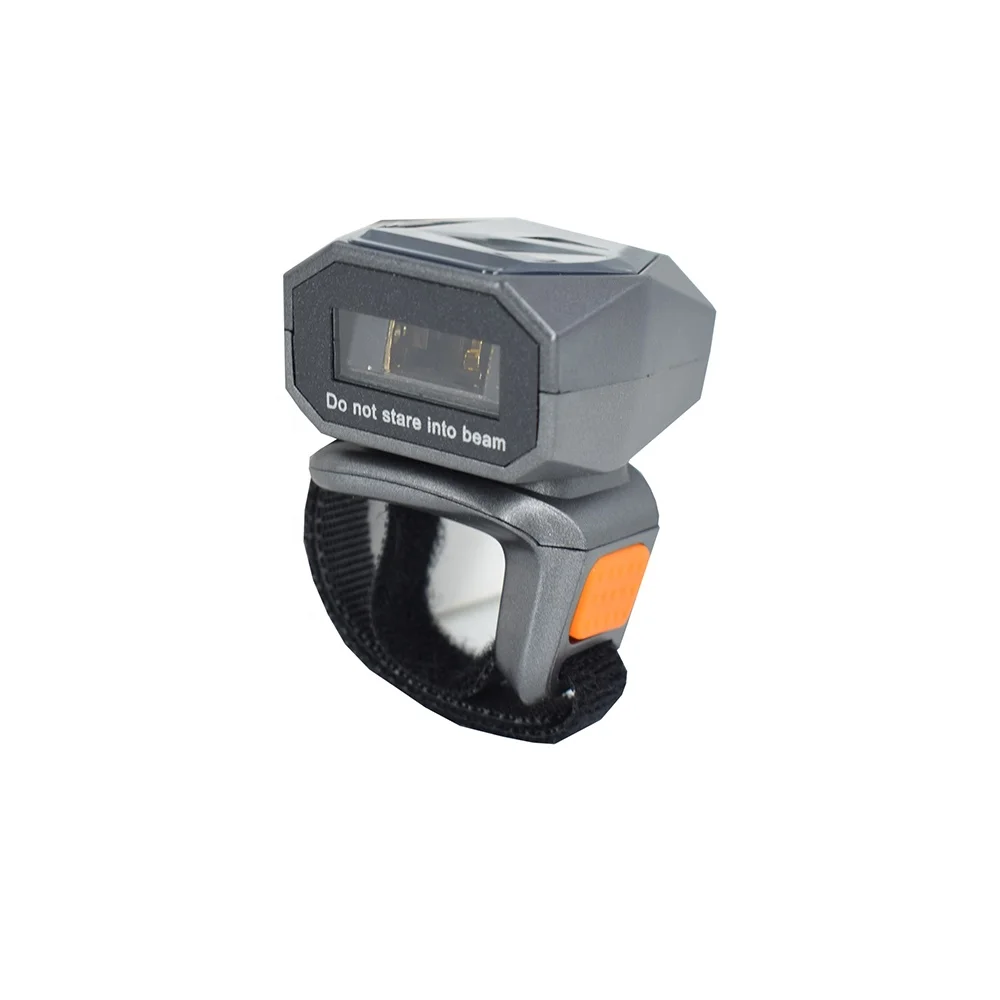 Hot Selling Ring Barcode Scanner USB/COM Wireless Laser IP54 Rated 300 Scans/Second for Storehouse-Multi-OS Compatible in Stock