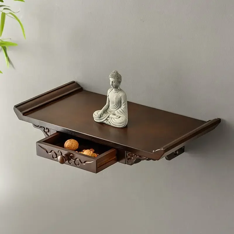 

Shrine wall-mounted Buddhist shrine rack God of Wealth placed cabinet household table incense case table bracket