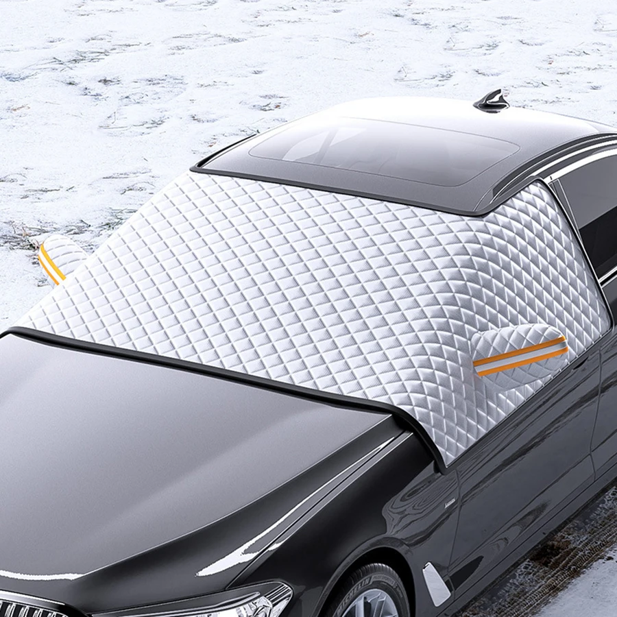Car Front Cover Extra Large Windscreen Side Window Protector Covers For Snow Ice Sun Shade Dust Frost Freezing Accessories