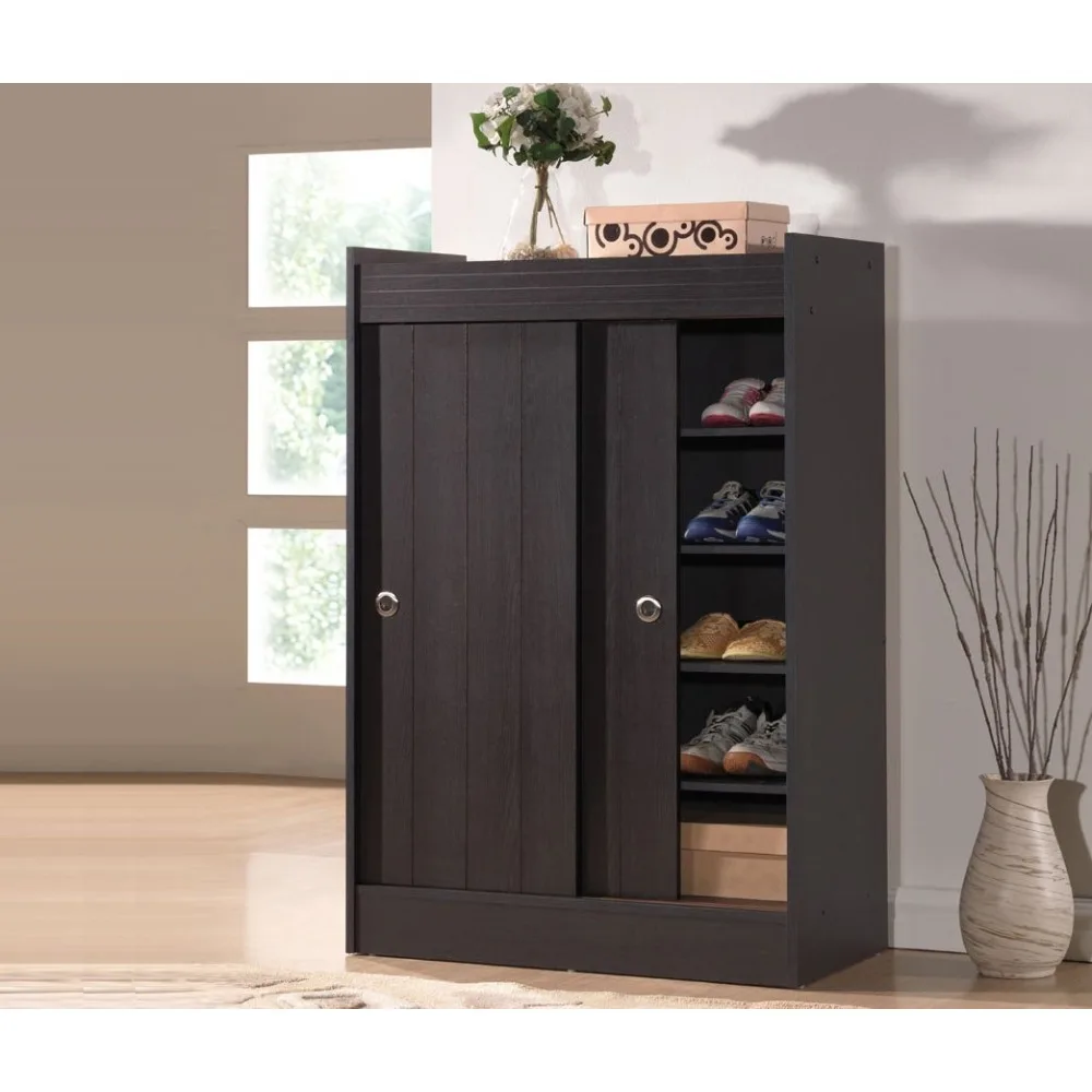 

Shoe-Rack Cabinet, Espresso, Customized