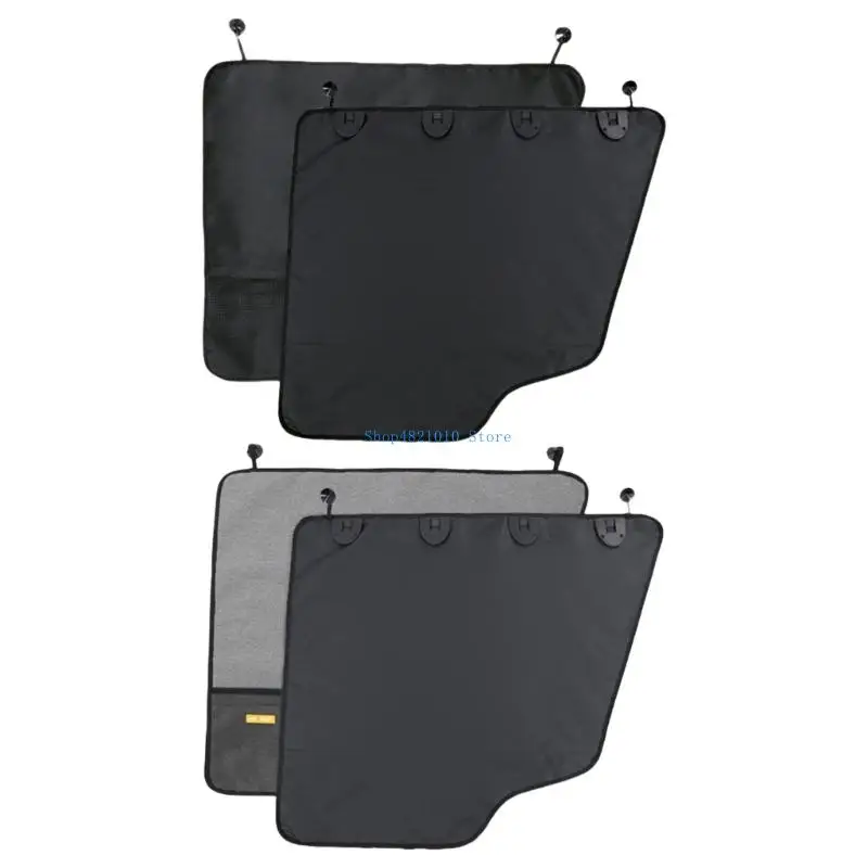 

T3LF Automotive Door Protector Cover Dogs Pet Window Scratch Mat Pet Door Cover