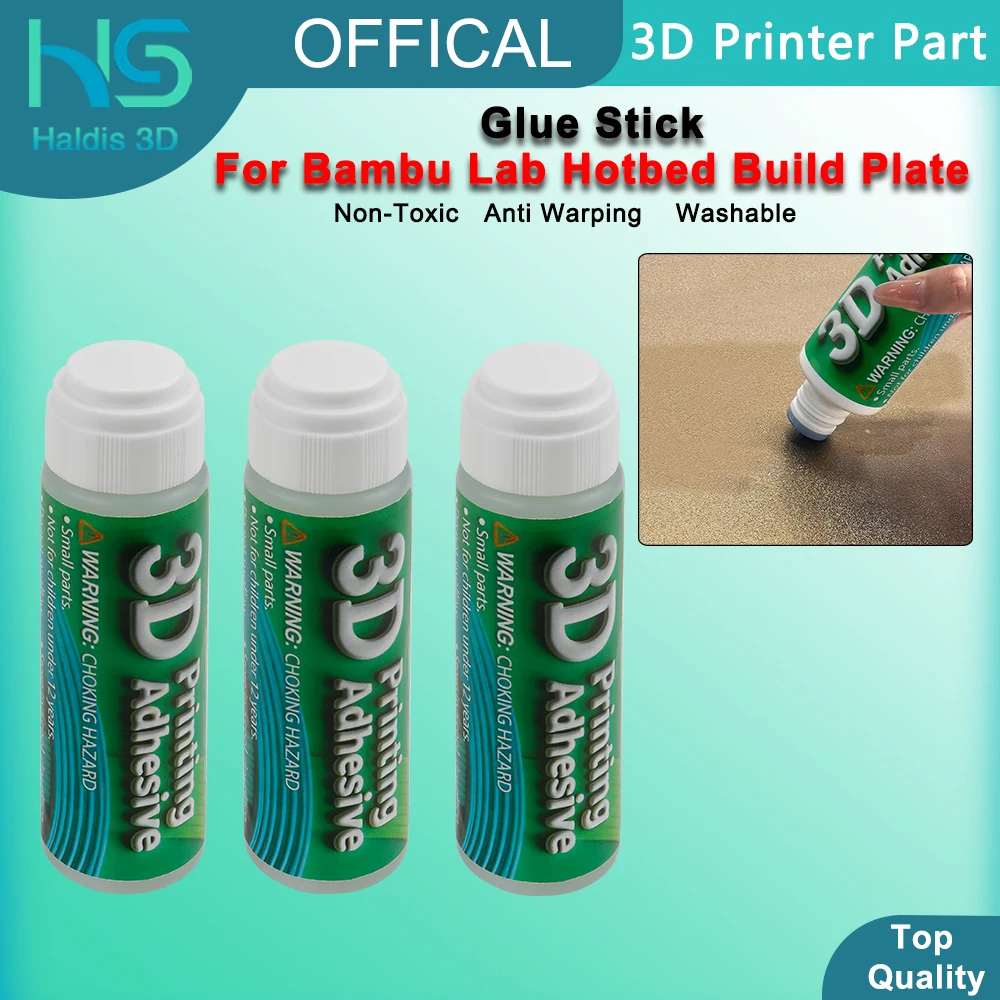 

For Bambu Lab Stick Glue 60ML Hotbed Build Plate Special Non Toxic Washable Platform Glue Spray Adhesive 3D Printer Anti Warping
