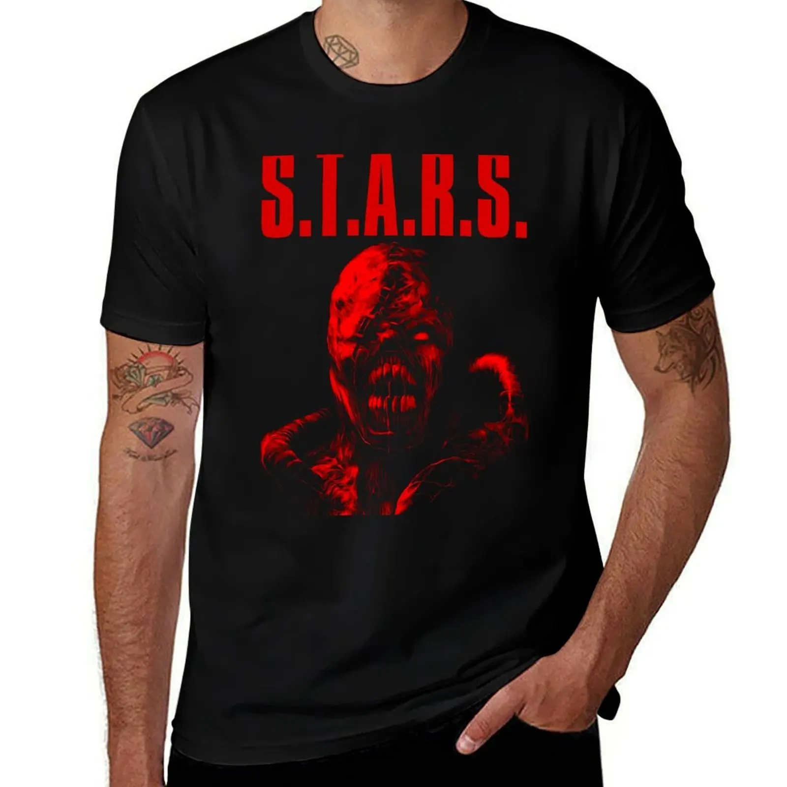 designer essential STARS man Nemesis Red cotton t man shirt t t shirt shirt heavy T-Shirt
