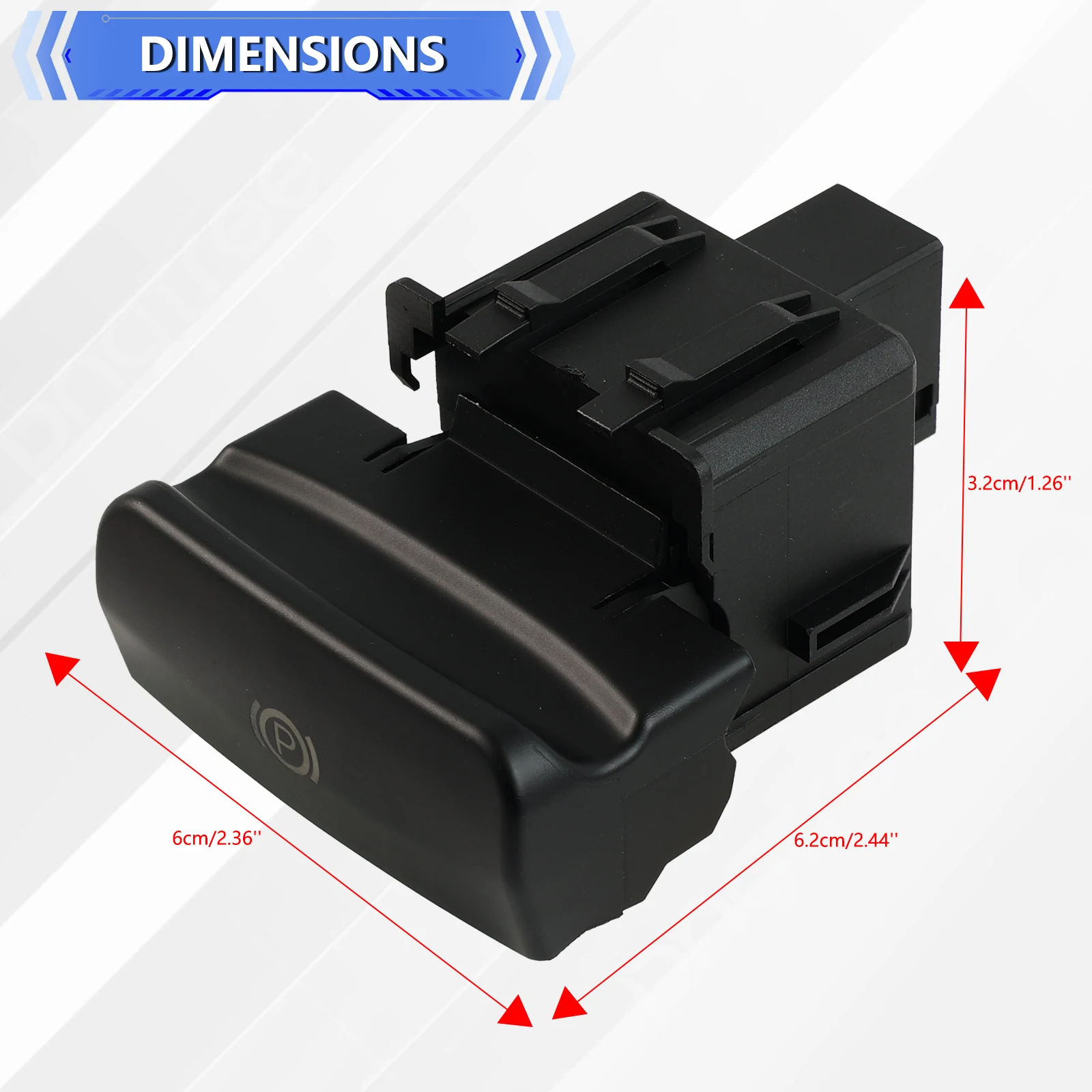 For Citroen C4 Grand DS4 Peugeot 3008 5008 Automatic Handbrake Switch Hold Button Combination Switch 7Pins 9659793877 9666405677