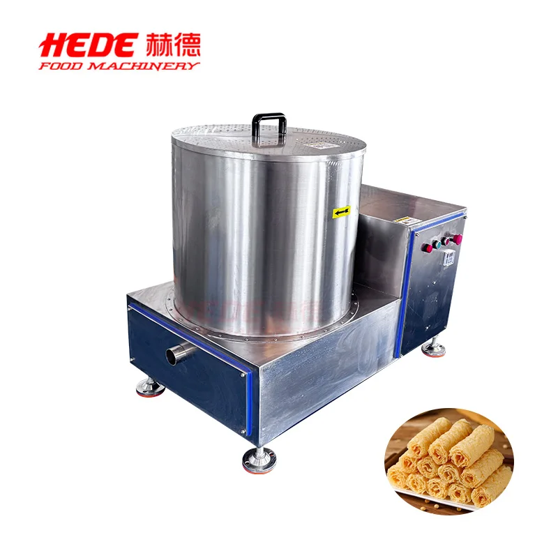 Small Centrifugal Dehydrator De-oiler Machine High Speed Centrifugal Dewatering De-oiling Integrated Fruit Vegetable Fried Food