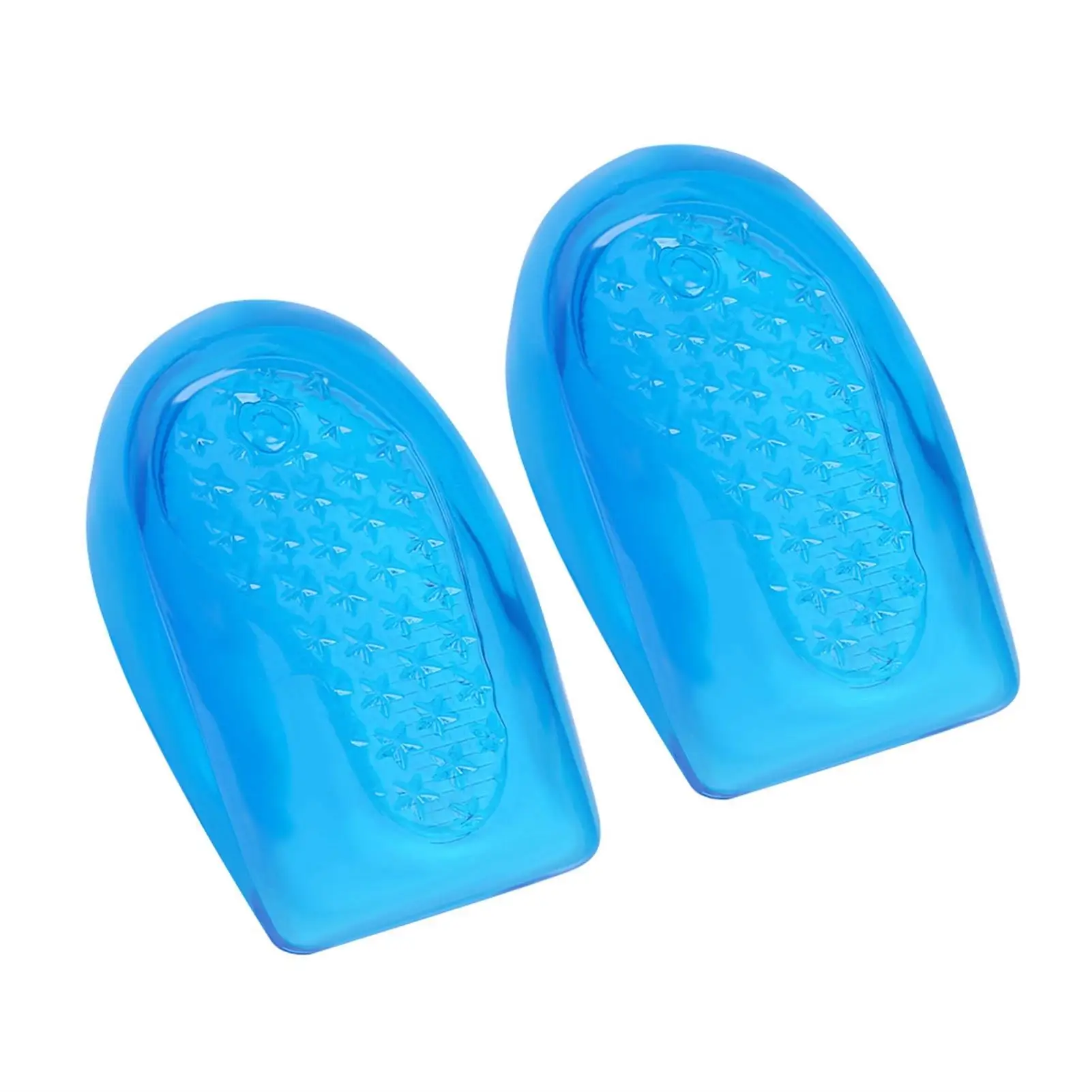 Plantillas de silicona para aliviar el dolor en el pie, soporte para piernas de buey, terapia de copa para el talón, almohadillas para el cuidado de la salud
