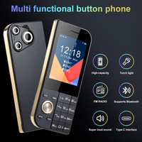 Slim Card Mobile Phone Pocket Mini Size Large Display 2.8\