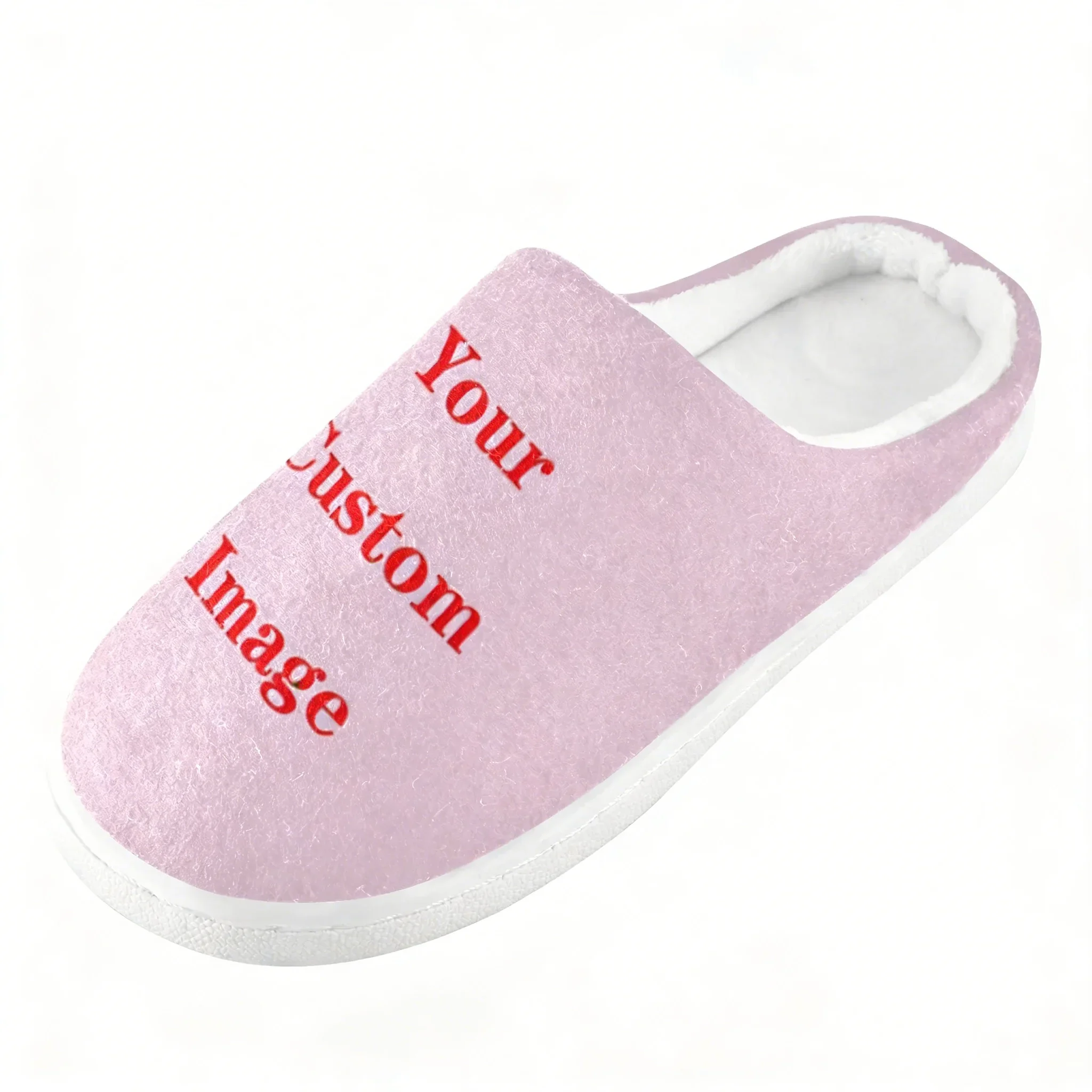 

Autumn Winter Man Women Slippers Indoor Floor Shoes Warm Plush Slippers Custom Pattern Women Home Shoes Soft Slippers Pantuflas