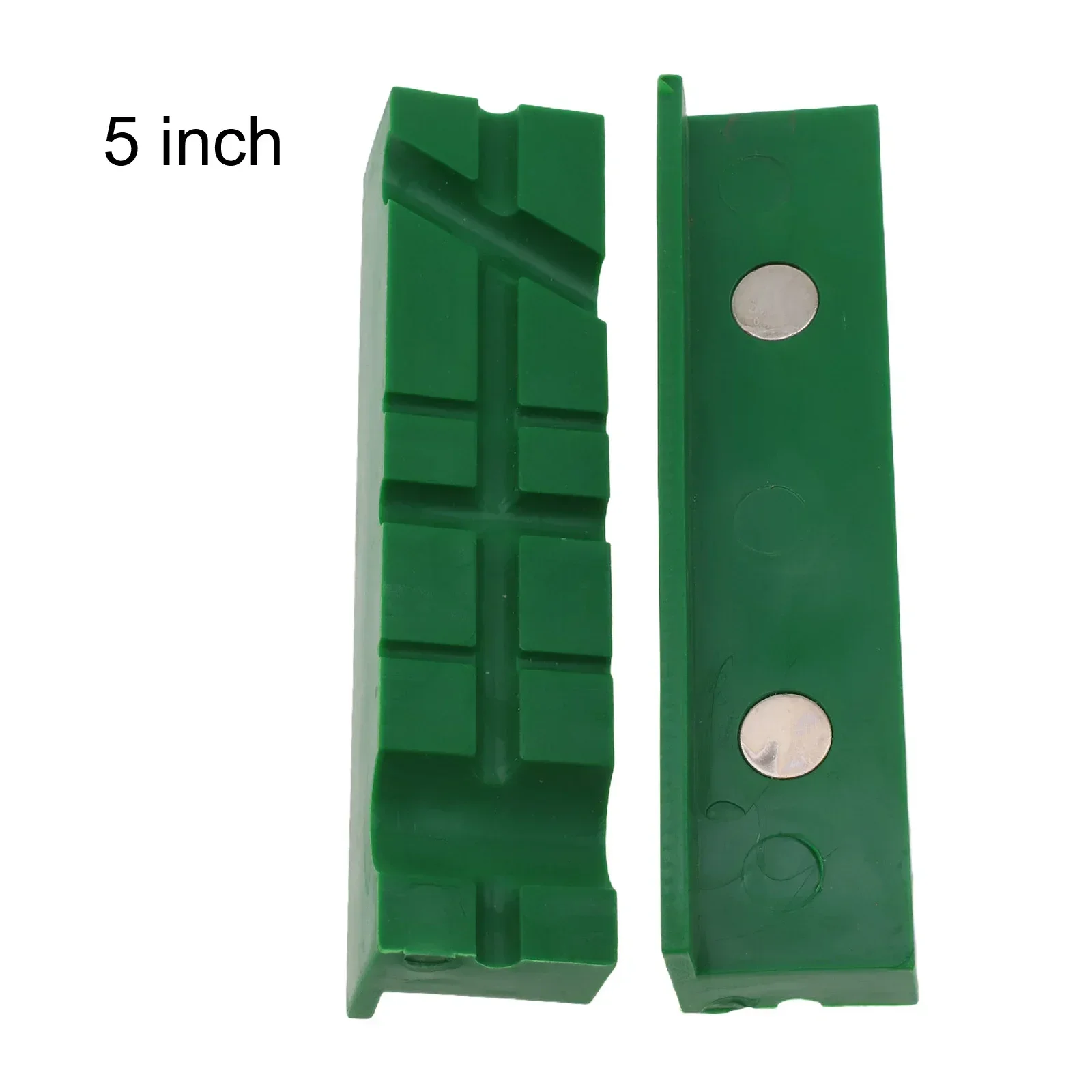 2 Pcs Magnetic Soft Jaw Pad For Metal Vise Bench Machine Tool Vise Softs Metal Wood Fixing Protection Part Tools